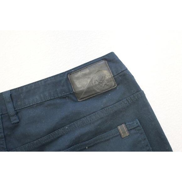 Buffalo David Bitton Sam-X Buckle Slim Straight Stretch Denim Jeans Mens 38 x 32 - Picture 1 of 8